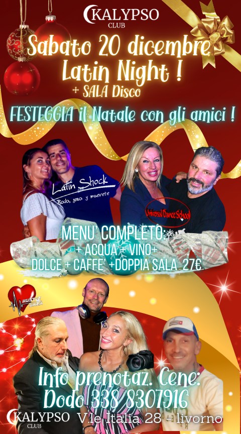 Kalypso Latin Night "il SABATO Latino"