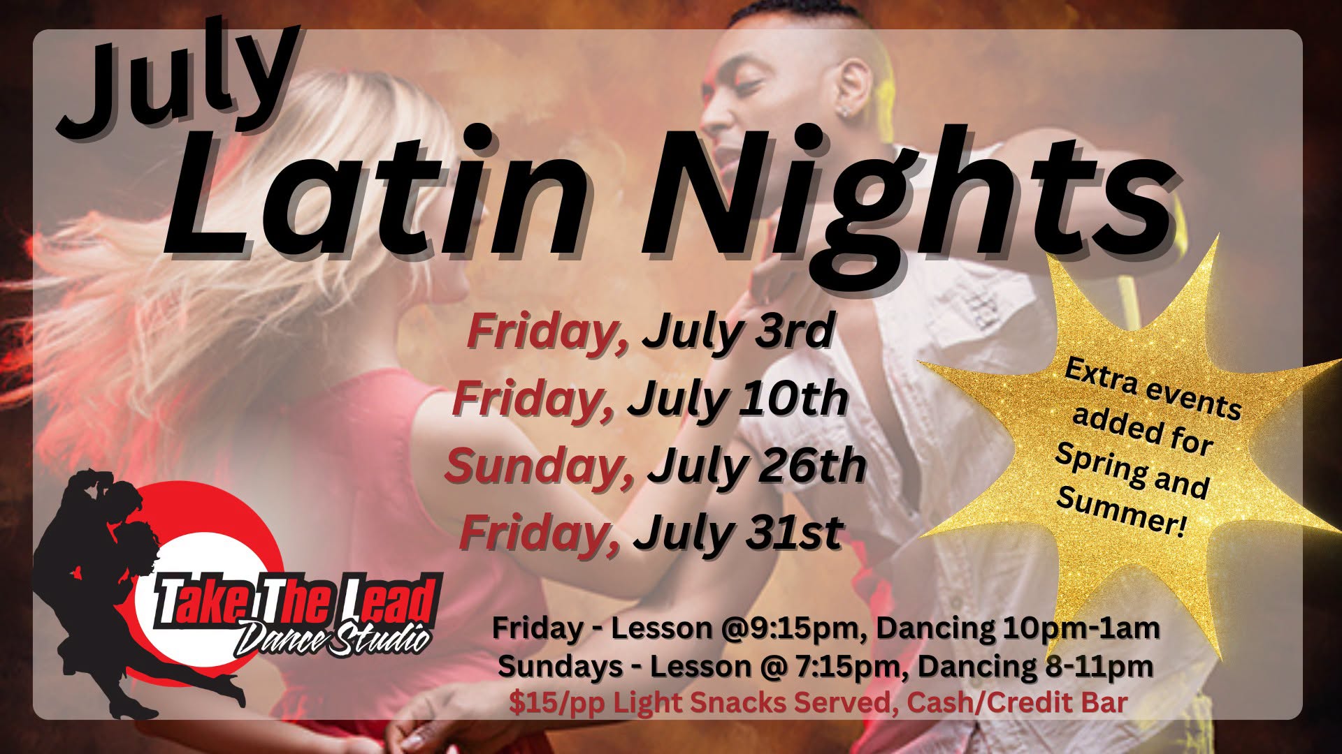 Sunday Latin Night at Take The Lead