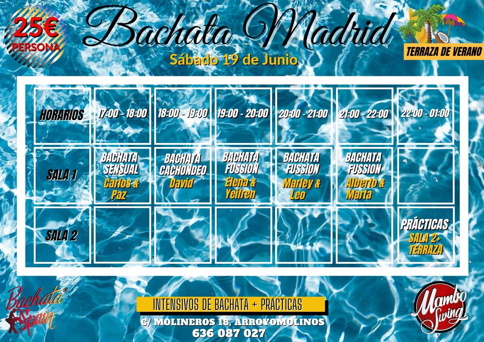 INTENSIVO BACHATA MADRID - 19 DE JUNIO