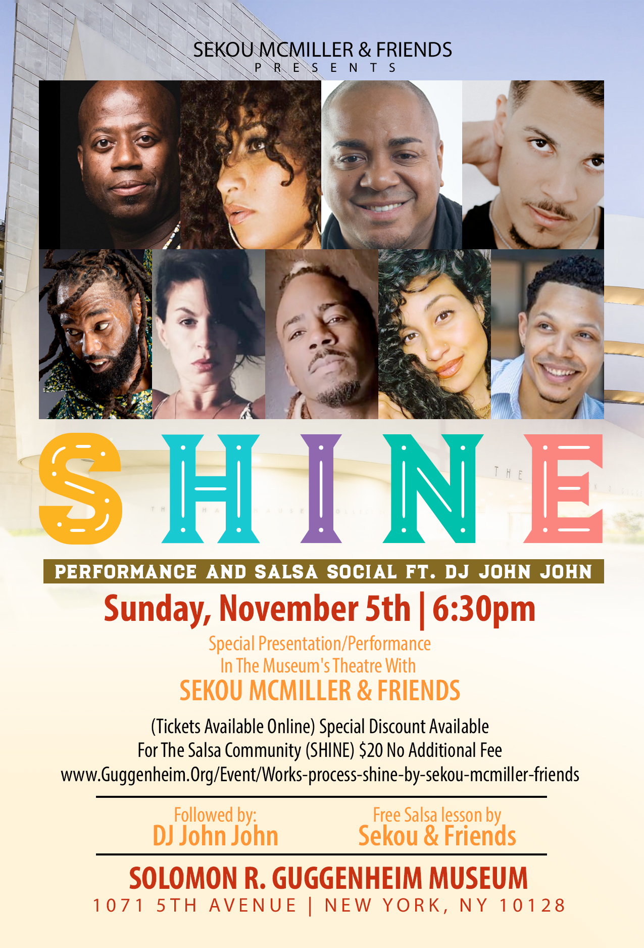 Sekou McMiller & Friends presents SHINE