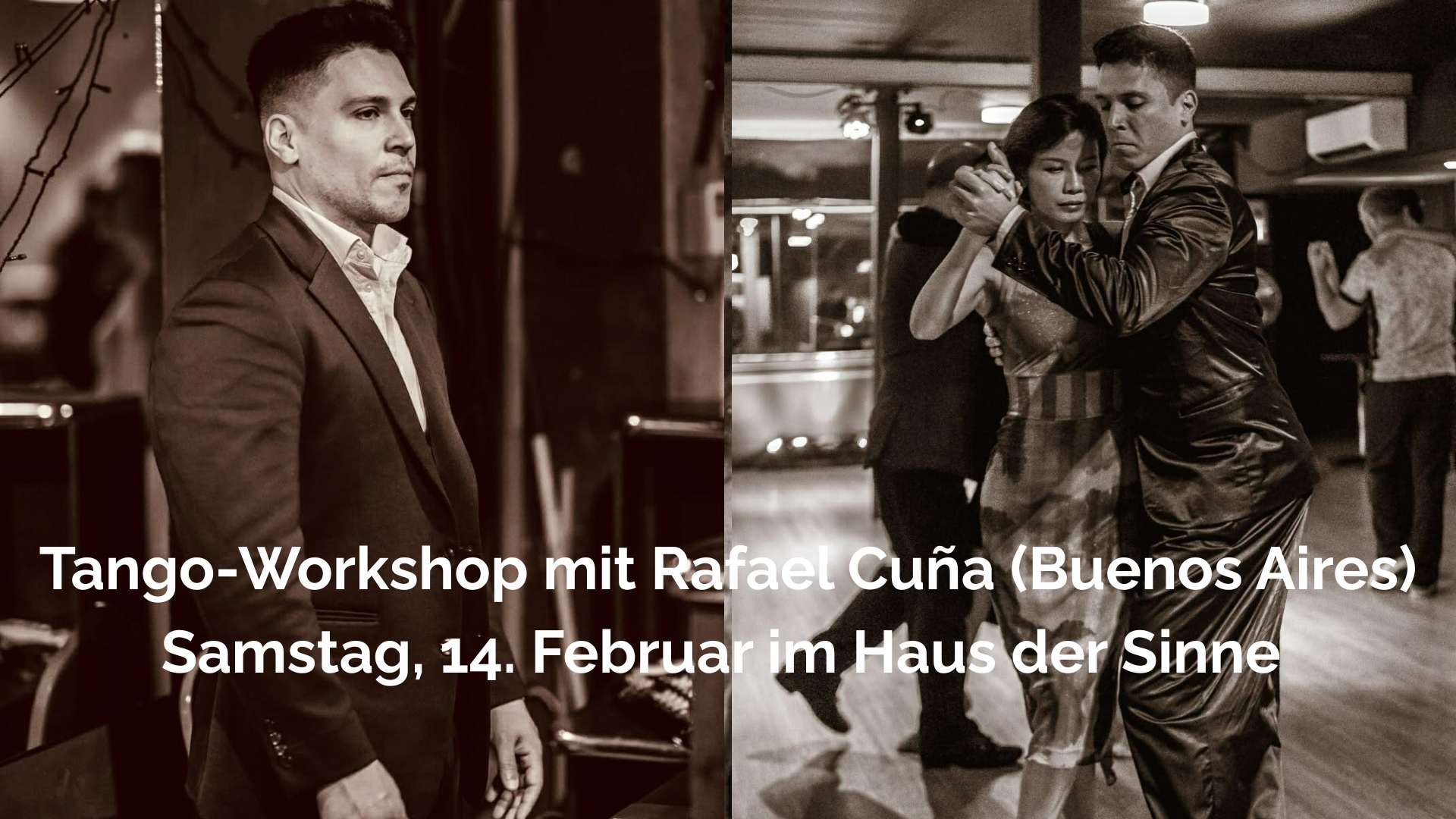 Tango-Workshop mit Rafael Cuña (Buenos Aires): Richtungswechsel und Dynamikänderungen