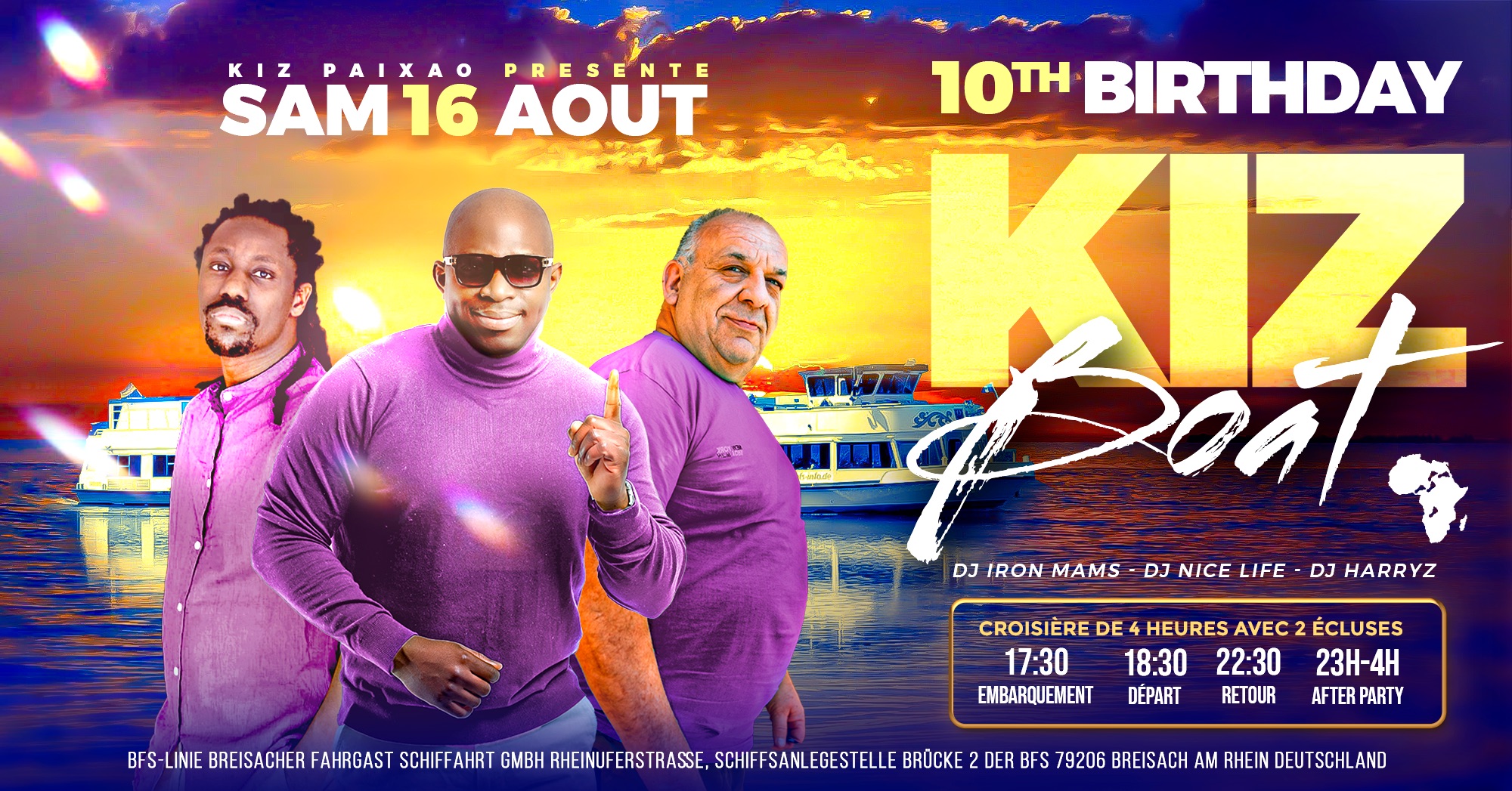 KIZ BOAT-KIZ PAIXÃO 10th BIRTHDAY