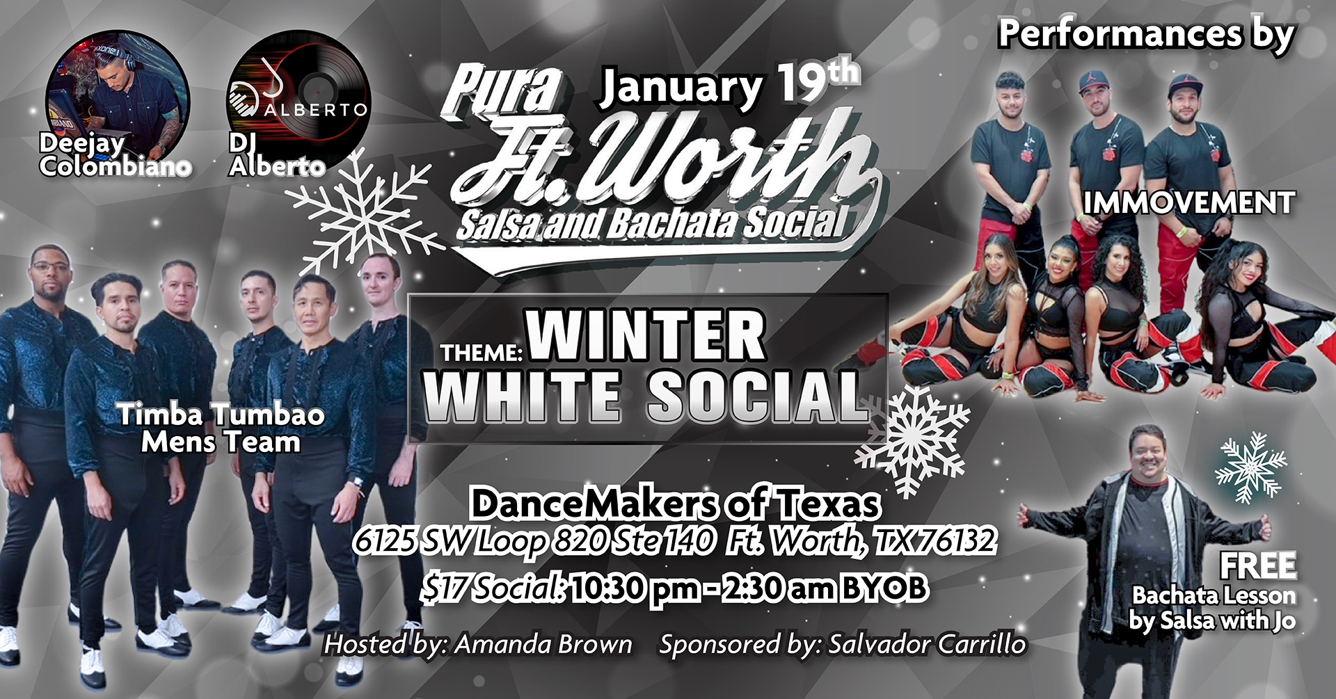 Pura Ft. Worth Salsa & Bachata Social Jan. 19th 2024