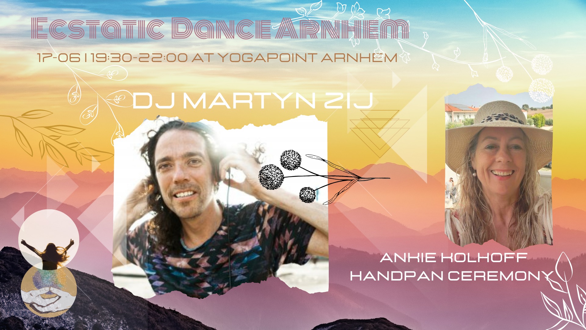 Ecstatic Dance Arnhem DJ Martyn Zij & Handpan ceremony with Ankie Kohlhoff