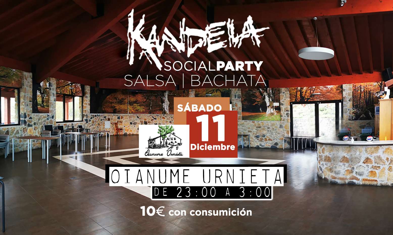 KANDELA SOCIAL PARTY en restaurante Oianume Urnieta