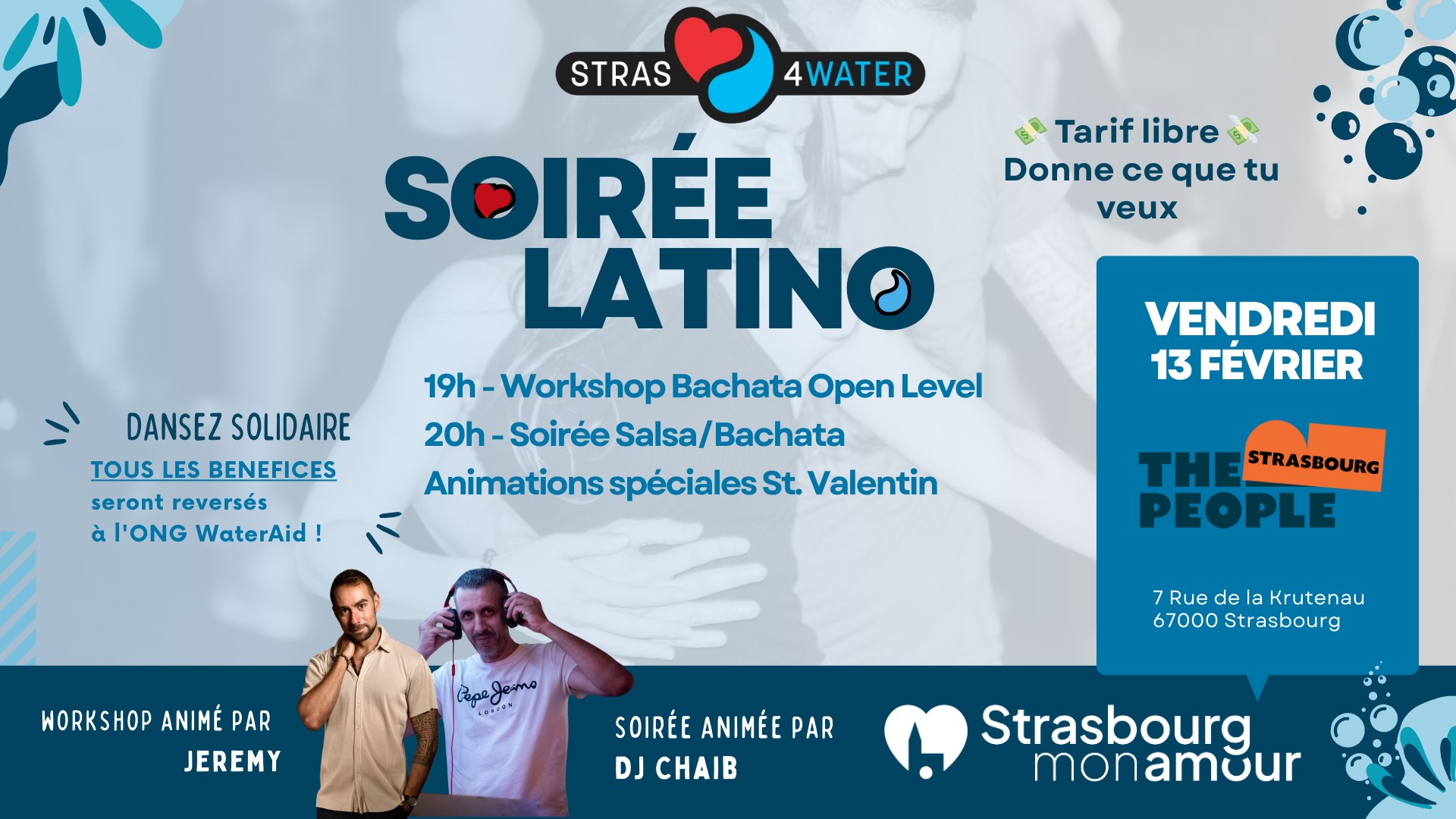 Soirée Salsa Bachata chez The People Strasbourg