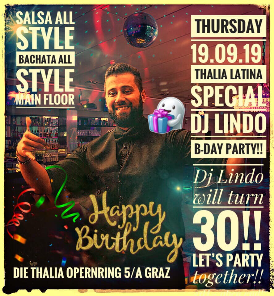 Dj Lindo B-Day Party At Die Thalia