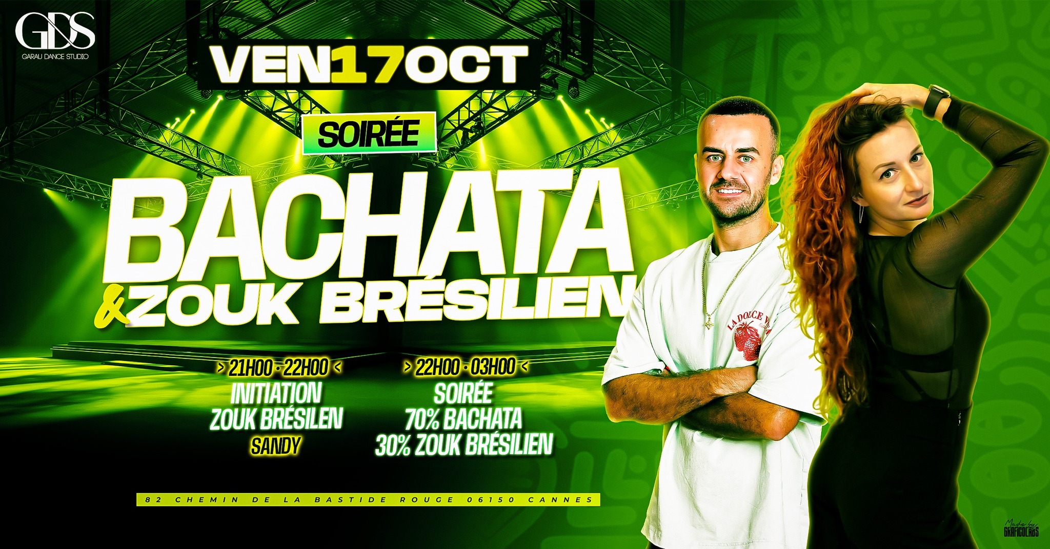 ✨ Soirée BACHATA & ZOUK BRÉSILIEN 💚