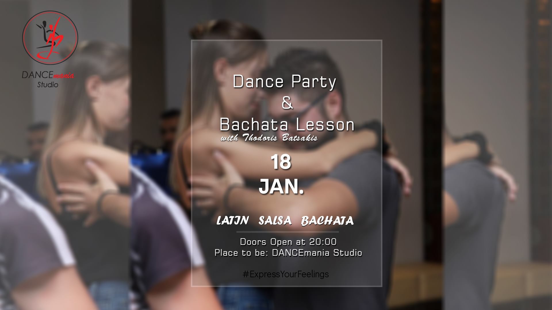 Dance Party & Bachata Lesson 18 Jan.