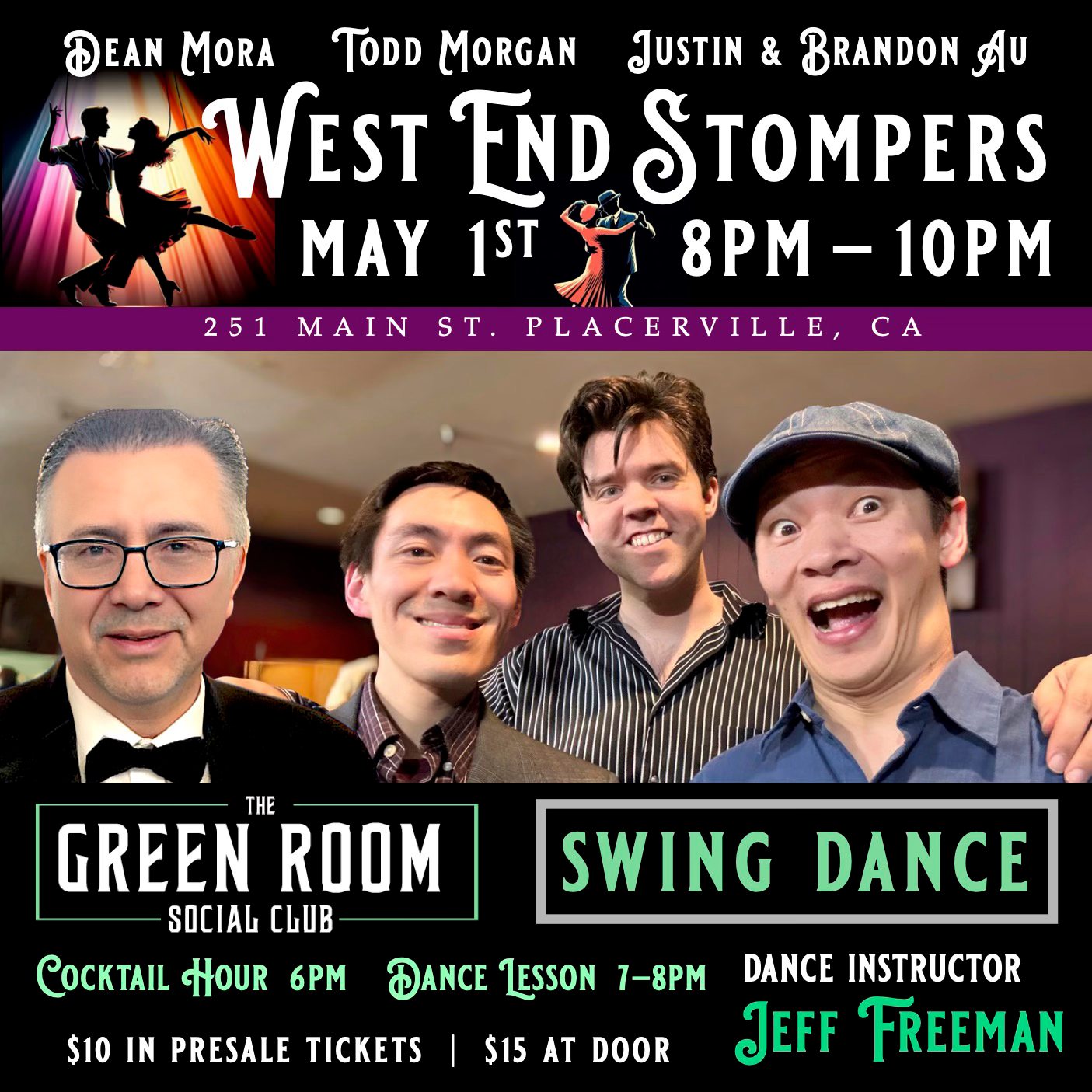 Swing Out to the West End Stompers at the Green Room