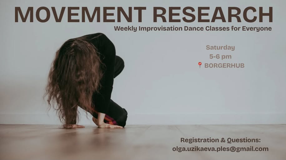 MOVEMENT RESEARCH Improvisation Dance Classes in Antwerp