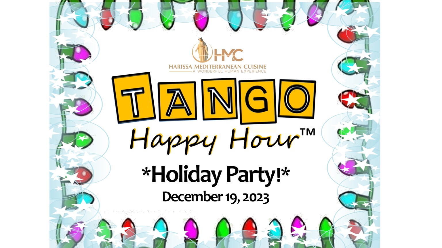 10th Annual *Holiday Party* edition TangoHappyHour w live music & drop-in lesson!