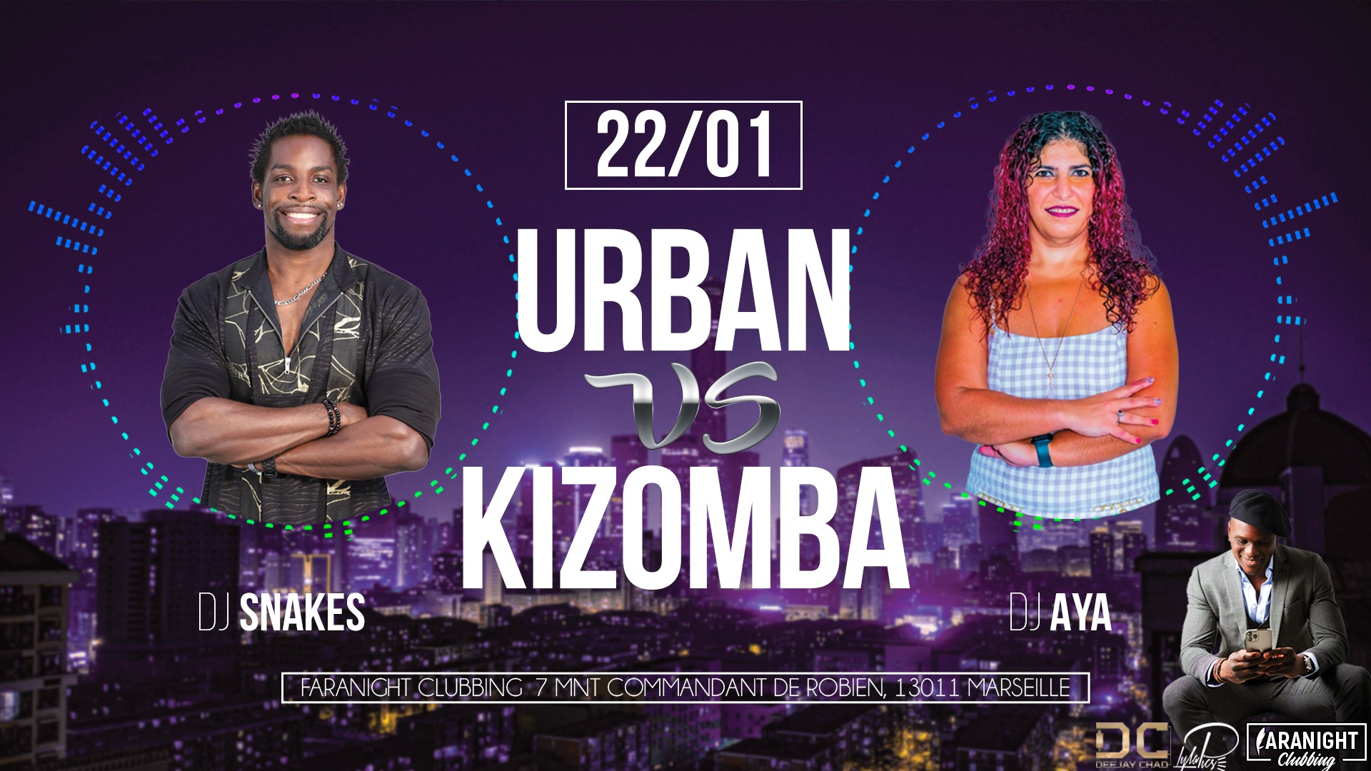Dimanche 22 Janvier - Urban Vs Kizomba - Guest DJ SNAKES