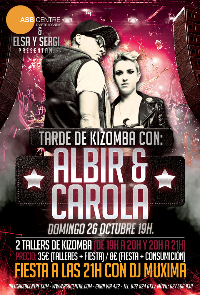 ALBIR & CAROLA - Kizomba Vip Party Barcelona