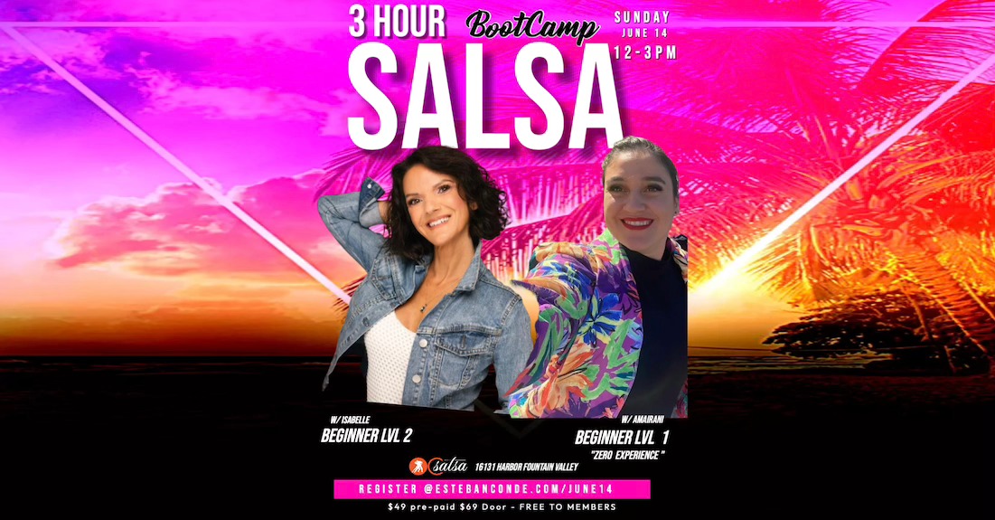 3 Hour Beginner Salsa Bootcamp