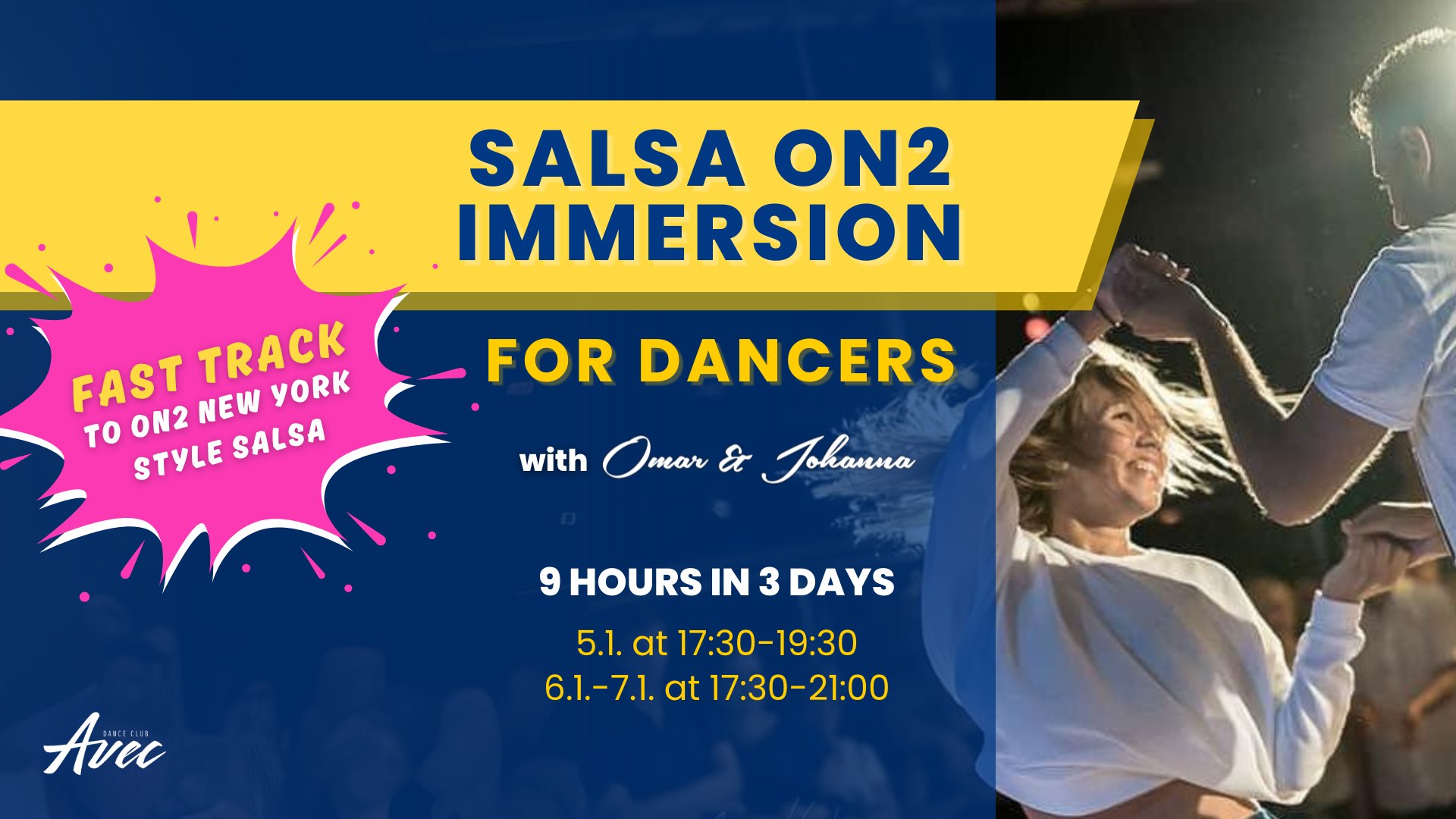 Salsa On2 Immersion Course for Dancers