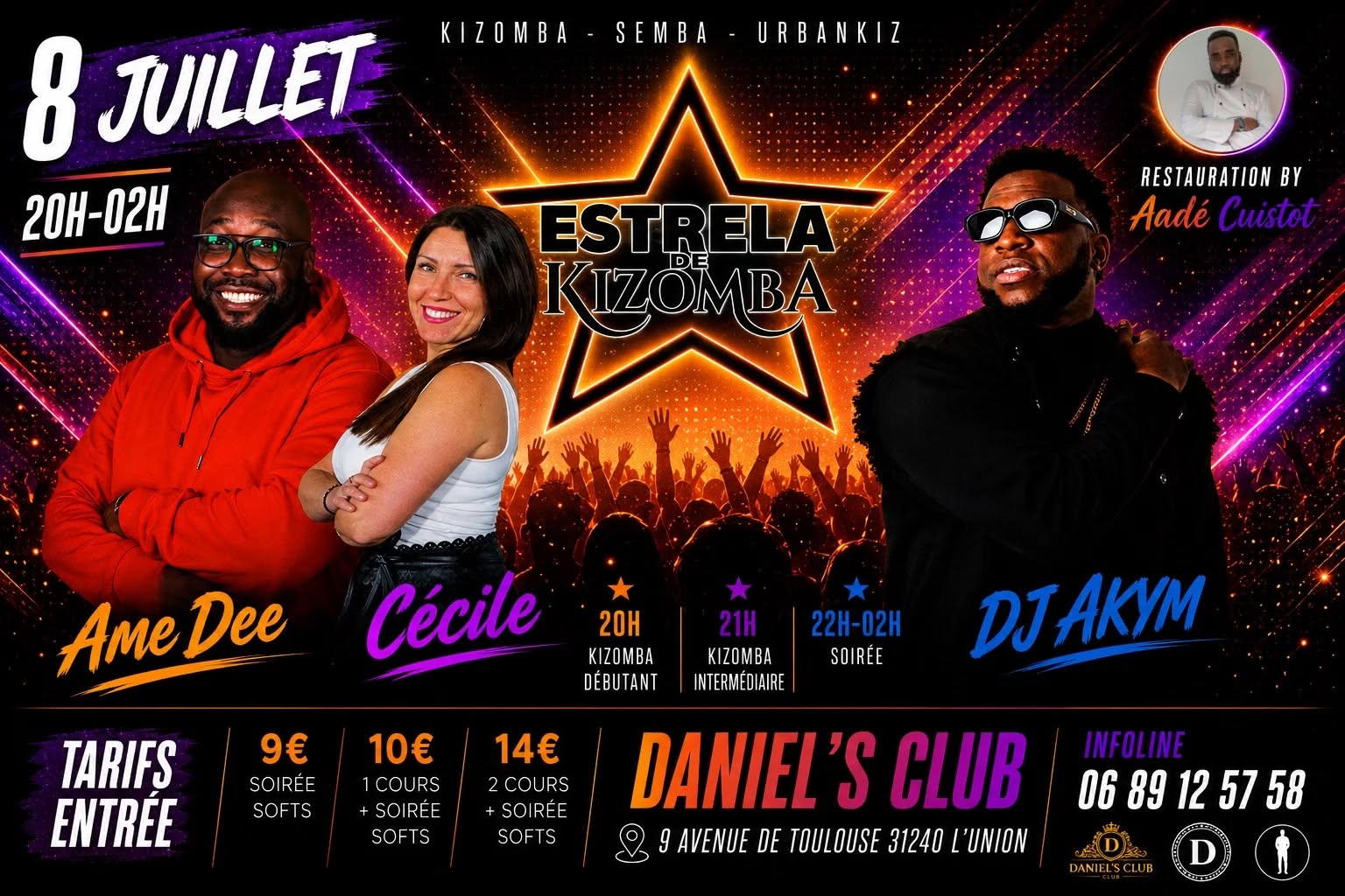 Estrela de Kizomba, tous les mercredis, à Toulouse