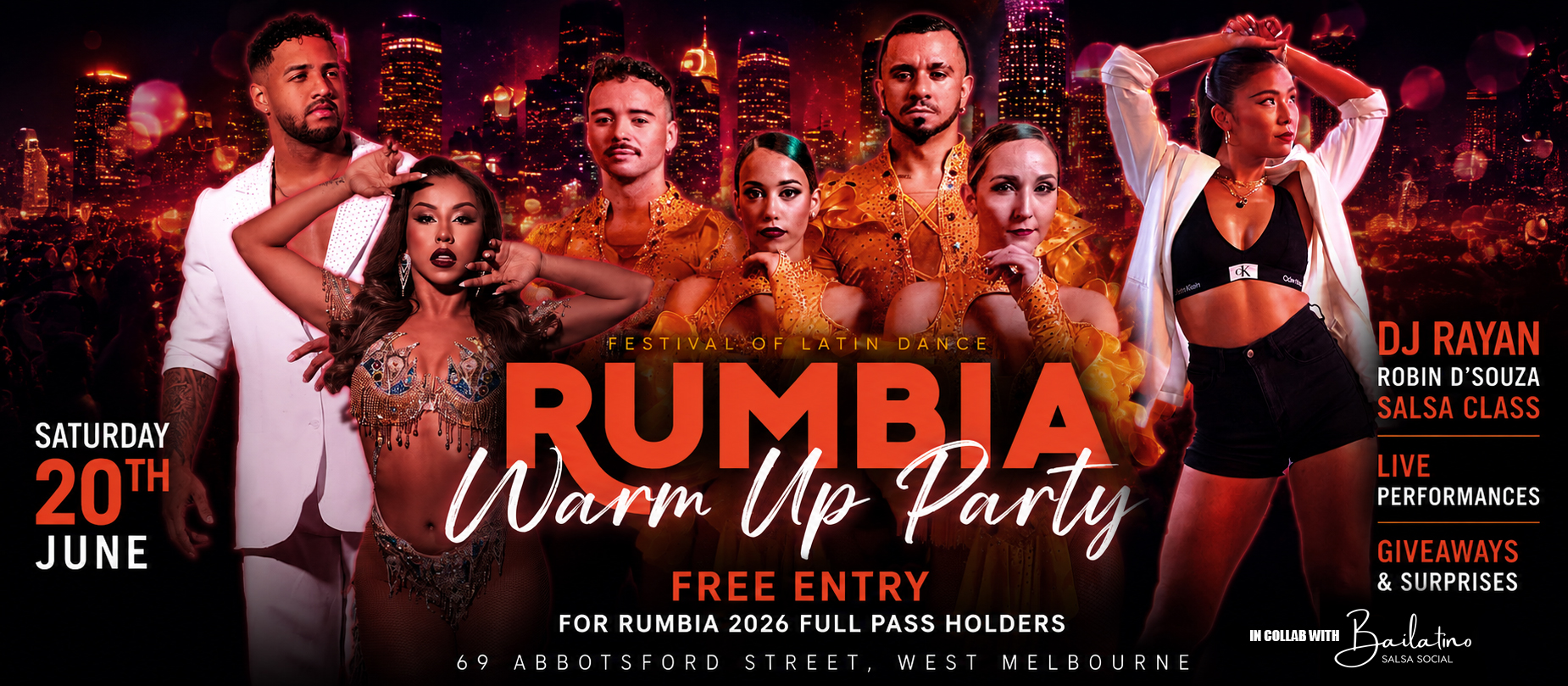 Rumbia Warm Up Party - Melbourne