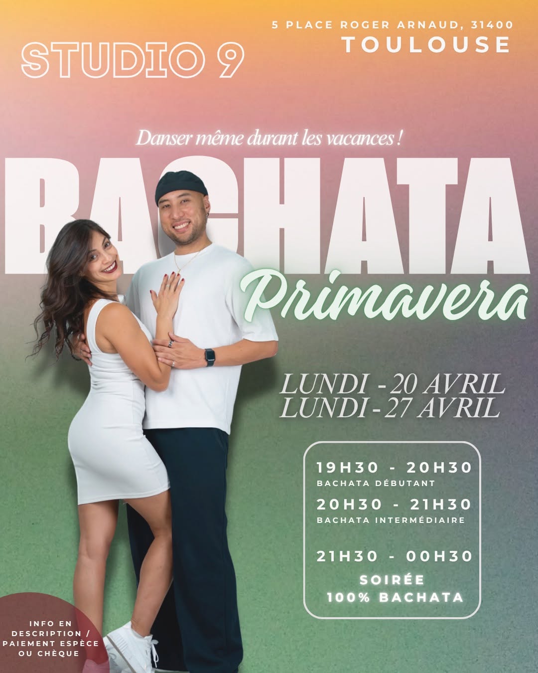 Bachata Primavera Les lundis du Printemps