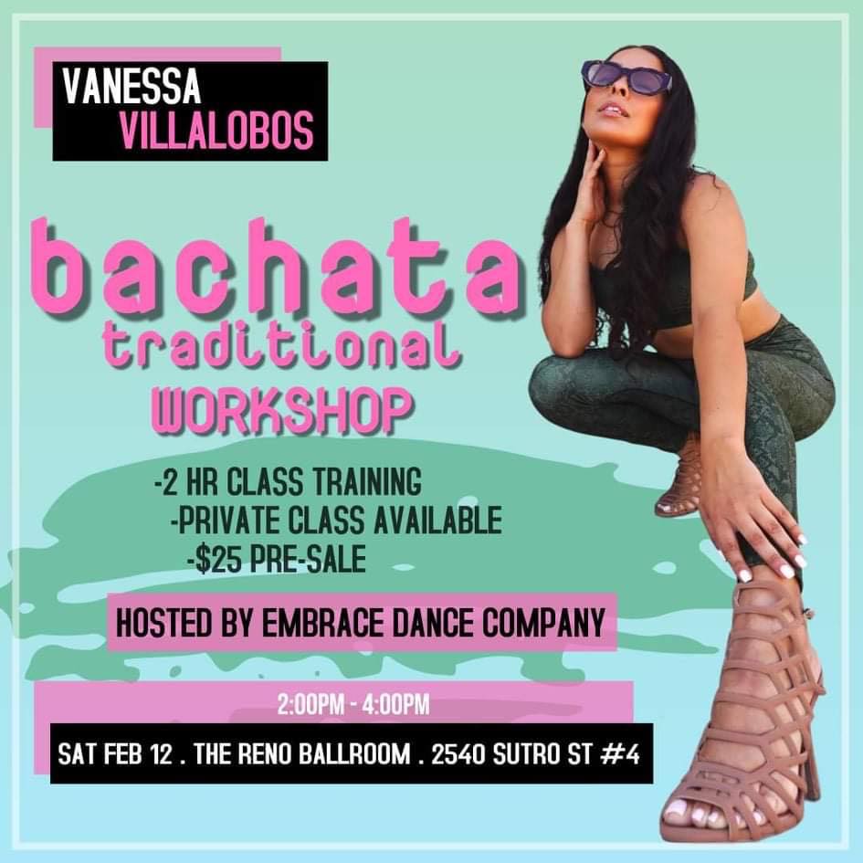 Vanessa Villalobos Traditional Bachata workshop