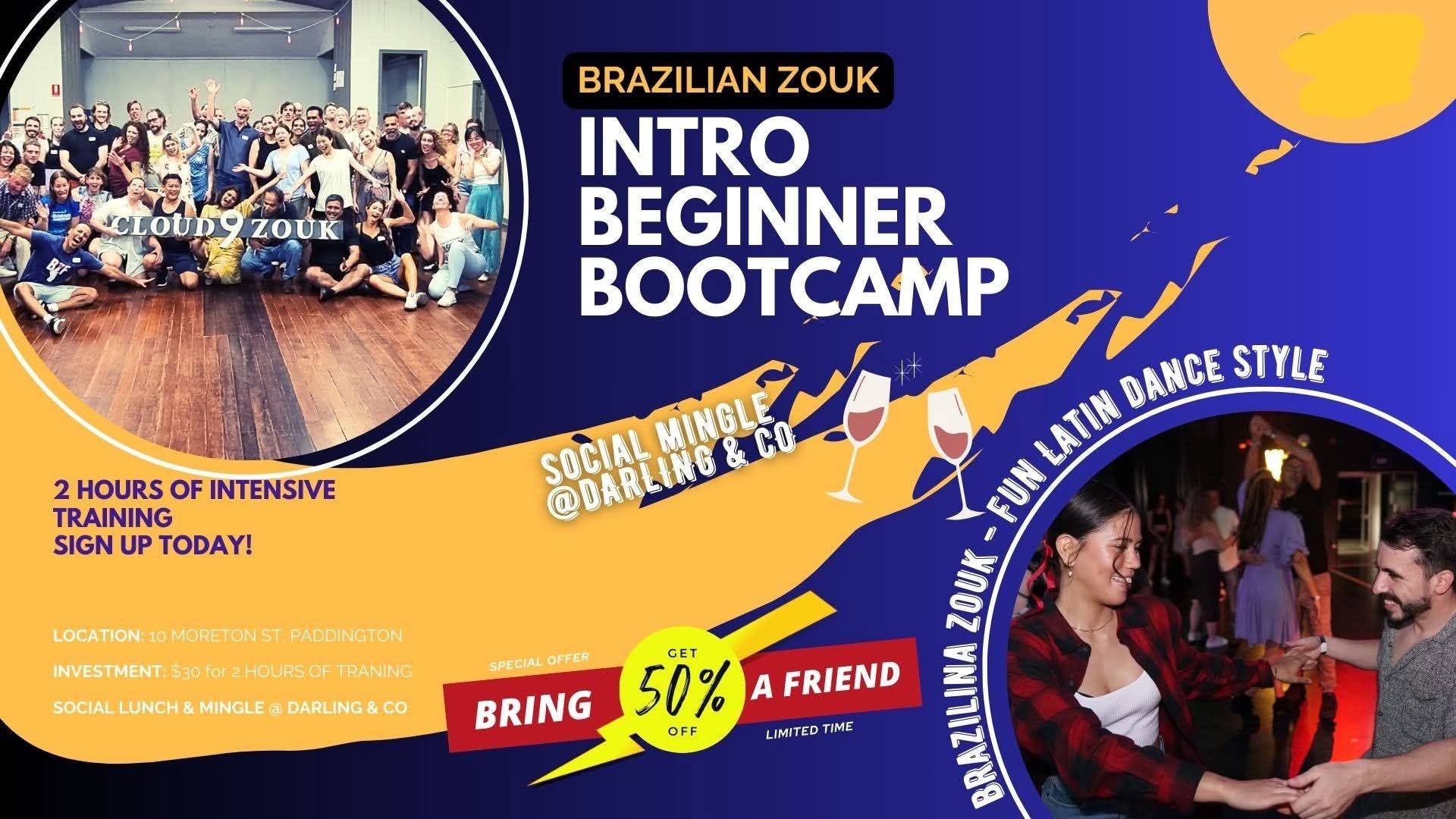 Intro Beginner Dance Bootcamp & Social Mingle Sun 12th July 2026 ๐บ๐๐น๐ฅ