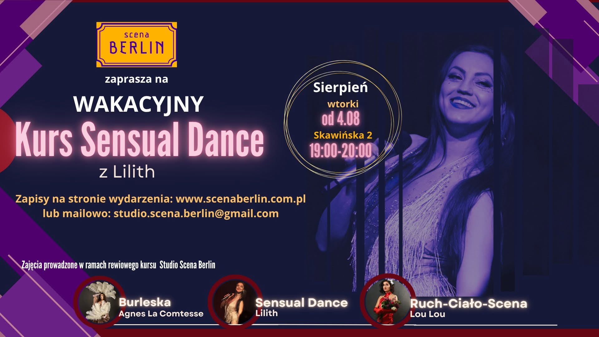 Wakacyjny kurs Sensual Dance