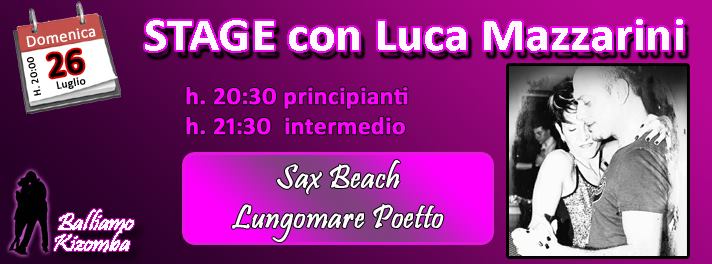 Stage di kizomba con Luca Mazzarini