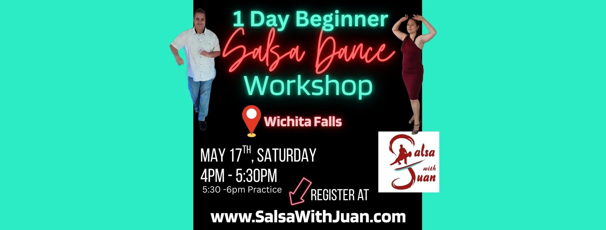 1 Day Salsa Dance Workshop For Beginners - May 17th in Wichita Falls