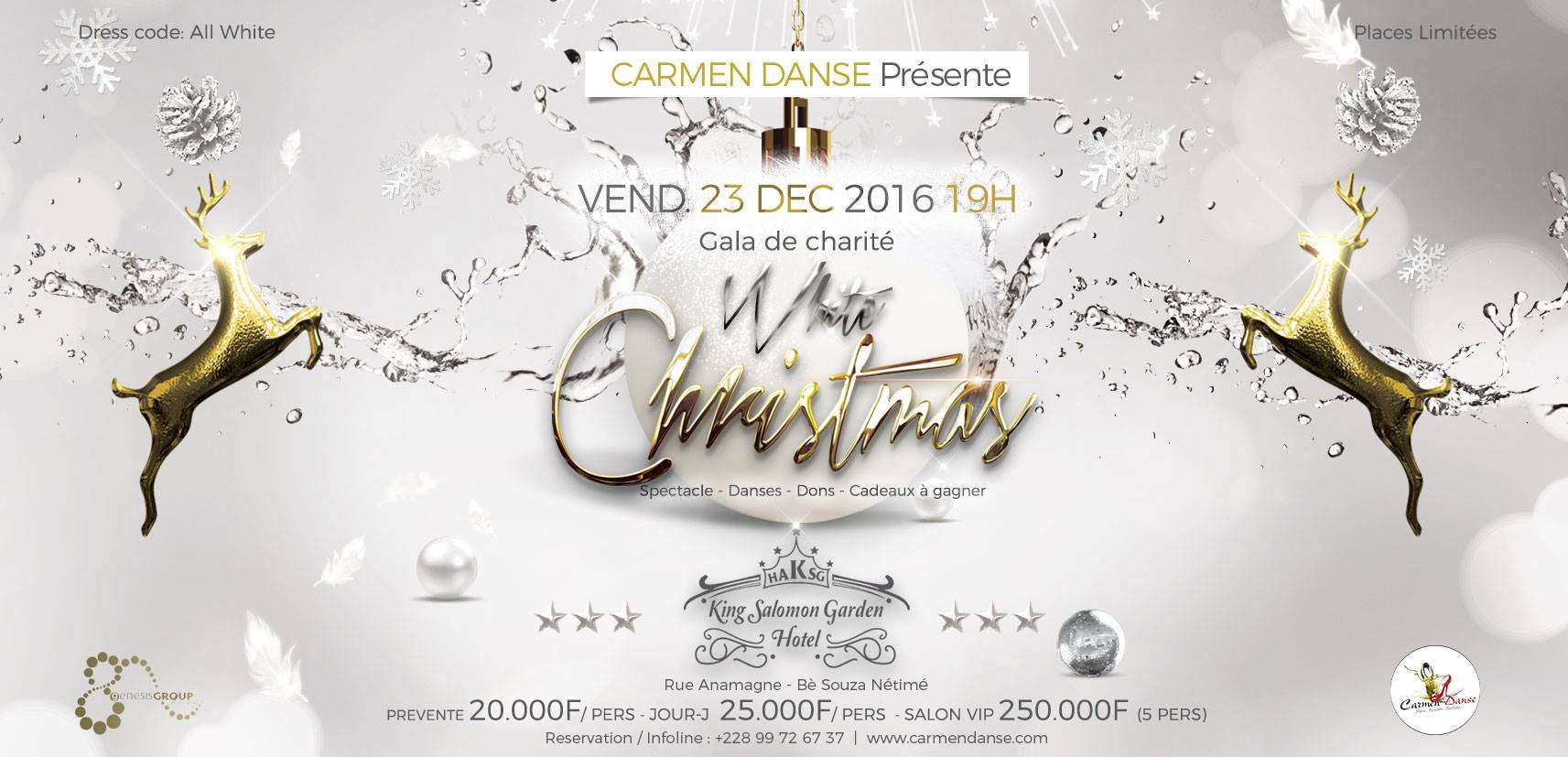 Gala WHITE XMAS Carmen Danse « Dance for a Cause »