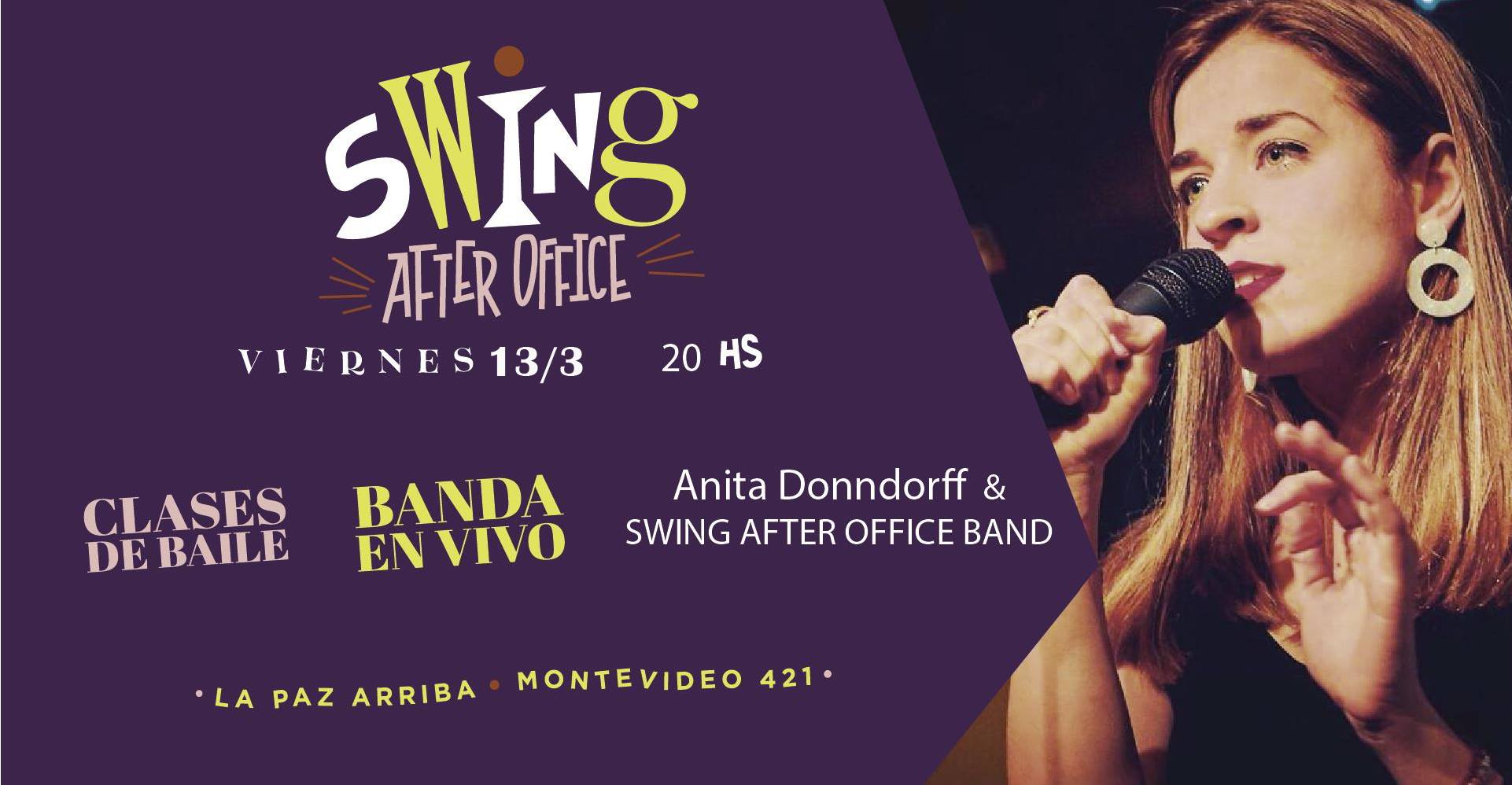 Viernes 13 3 Anita Donndorff & Swing After Office Band