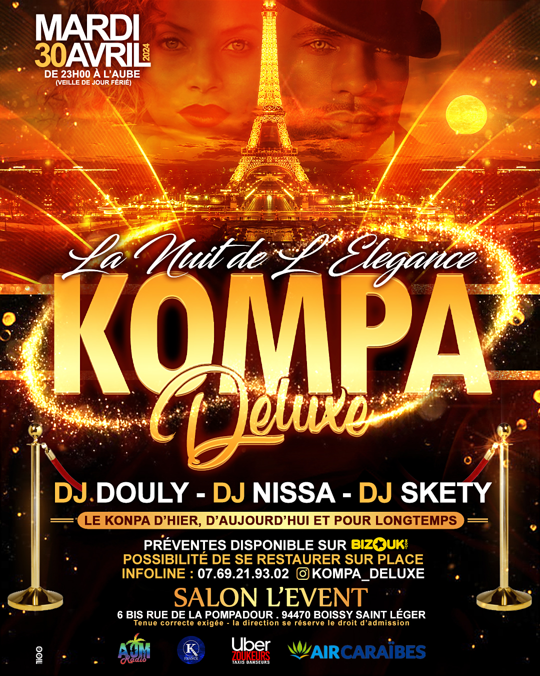 KOMPA DELUXE PARIS - LA NUIT DE L'ELEGANCE