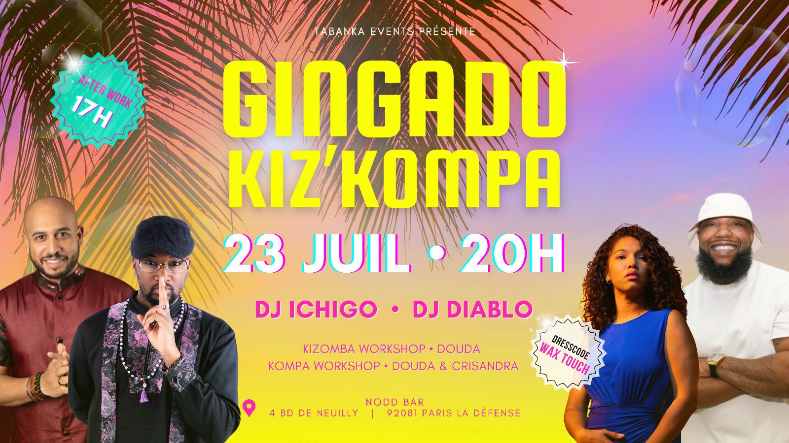GINGADO KIZ'KOMPA avant dernière édition de l'été