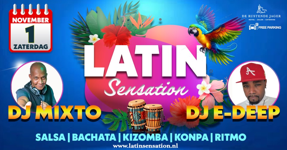 Latin Sensation DJs E-Deep & Mixto Nieuw Vennep (nabij Hoofddorp)