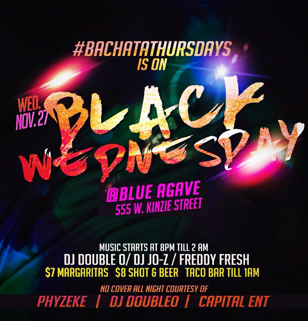 Black Wednesday at Blue Agave