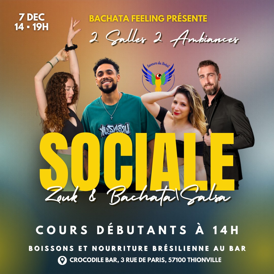 Sociale Gratuite Zouk & Bachata Salsa (2 salles, 2 ambiances)