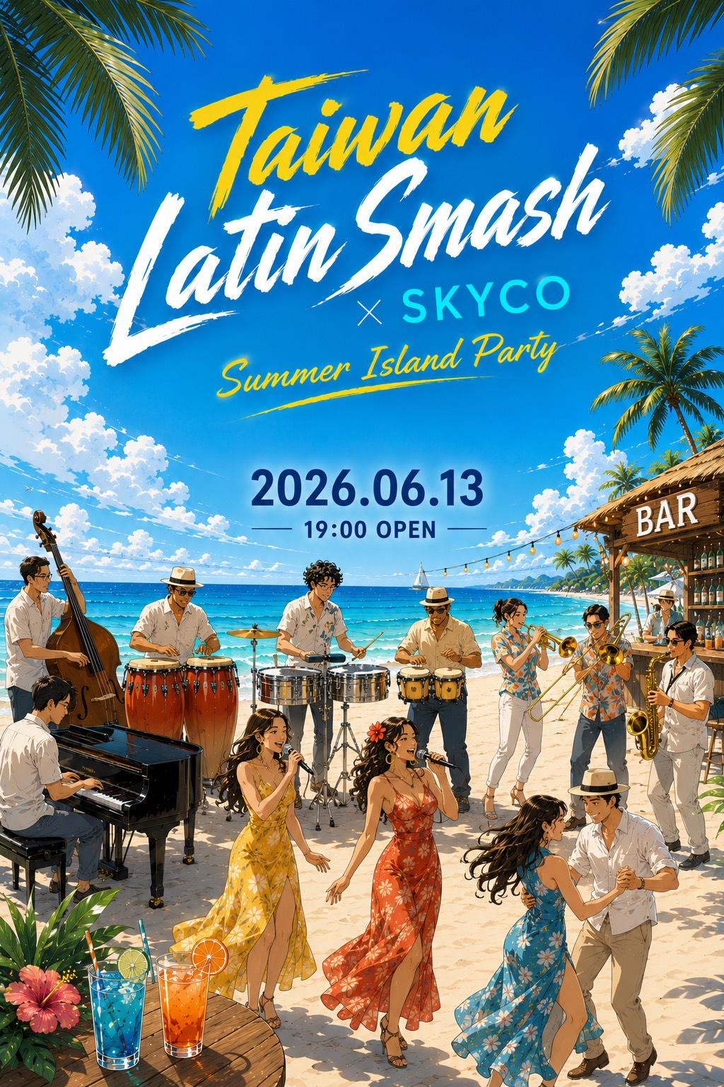 ☀️ Taiwan Latin Smash x Skyco ☀️ 2026 夏日拉丁大舞會