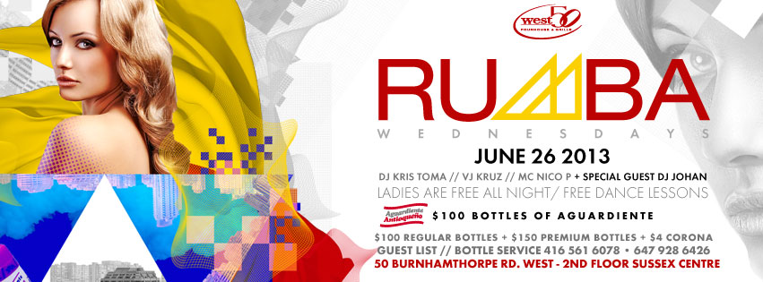 RUMBA WEDNESDAYS INSIDE WEST 50
