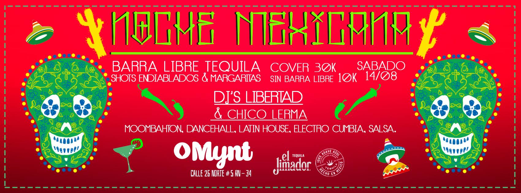 Noche Mexicana Barra Libre