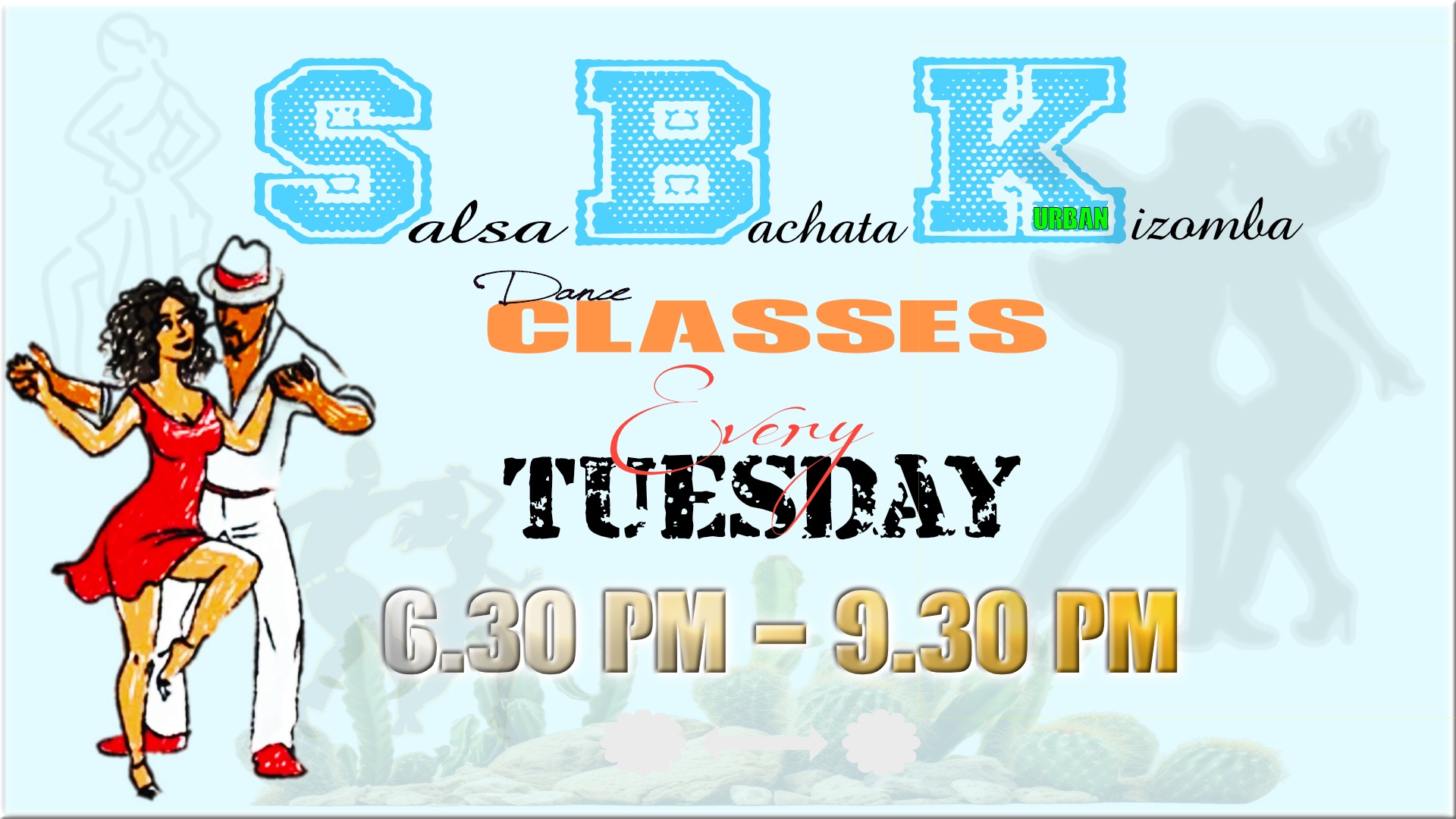 Tuesday SBK: 3 for $20 Dance Classes