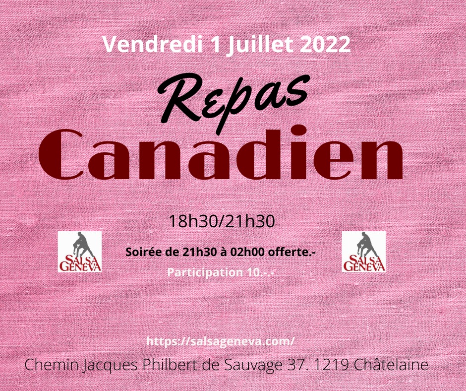 Repas Canadien SalsaGeneva