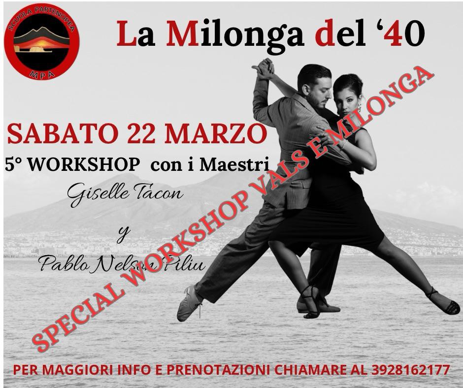 5° Workshop con Giselle Tacon y Pablo Nelson Piliu