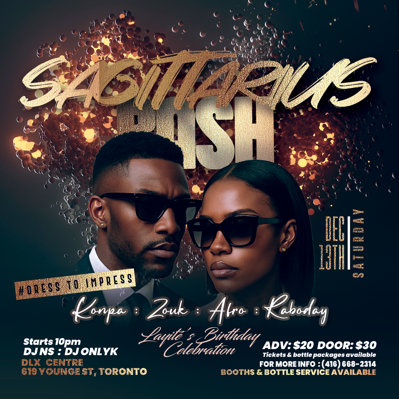 Sagittarius Bash Kompa Party