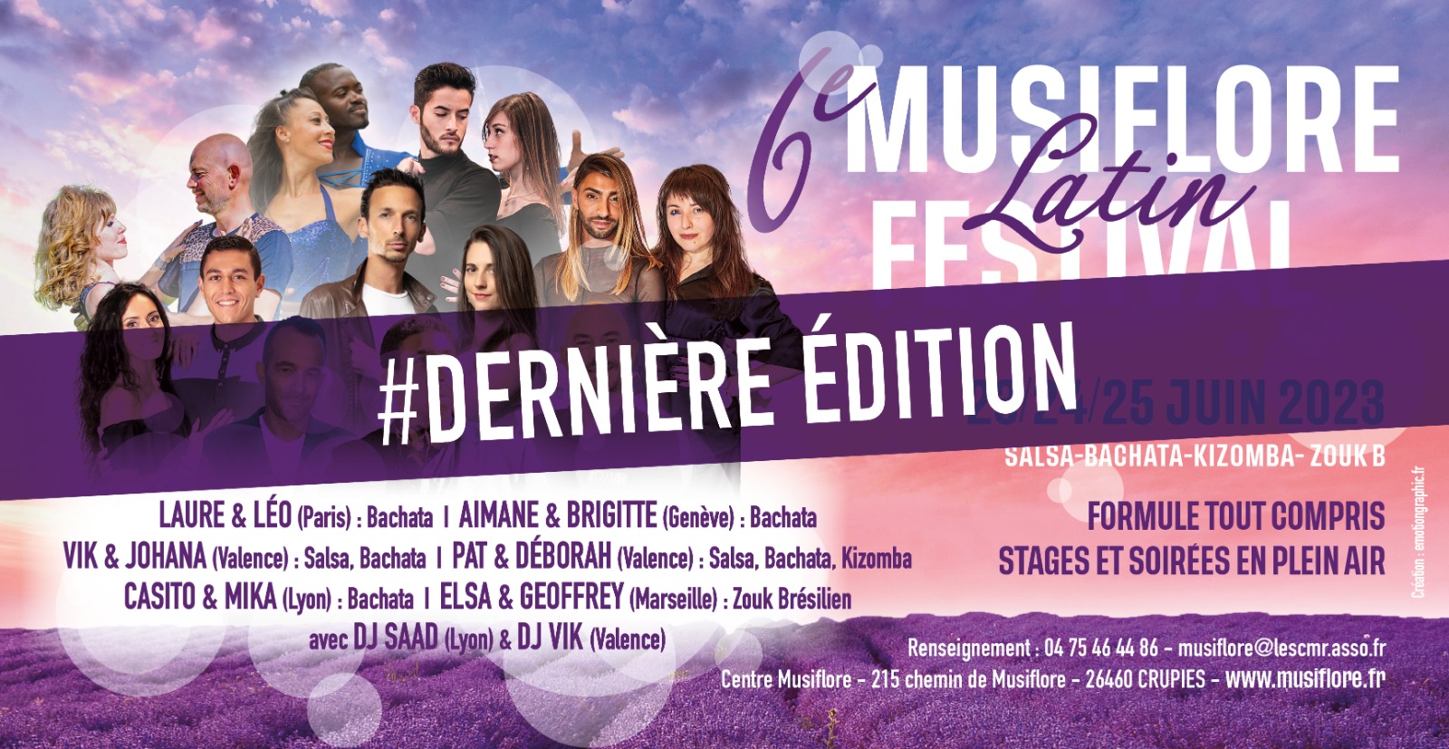 6ème Musiflore Latin Festival (W.E. Salsa, Bachata, Kizomba)