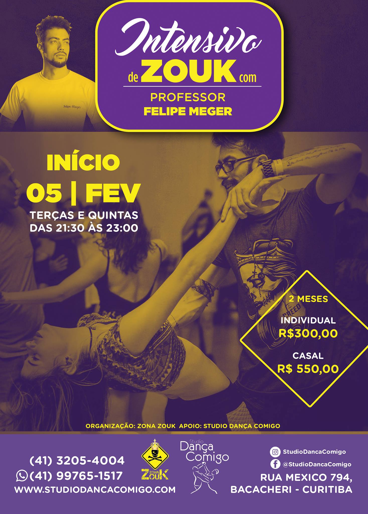 Intensivo de Zouk - Studio DC