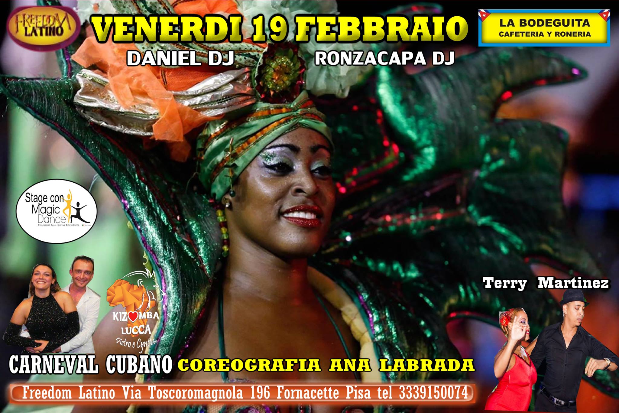 Freedom Latino Presenta Carneval Cubano Coreagrafia. Ana Labrada