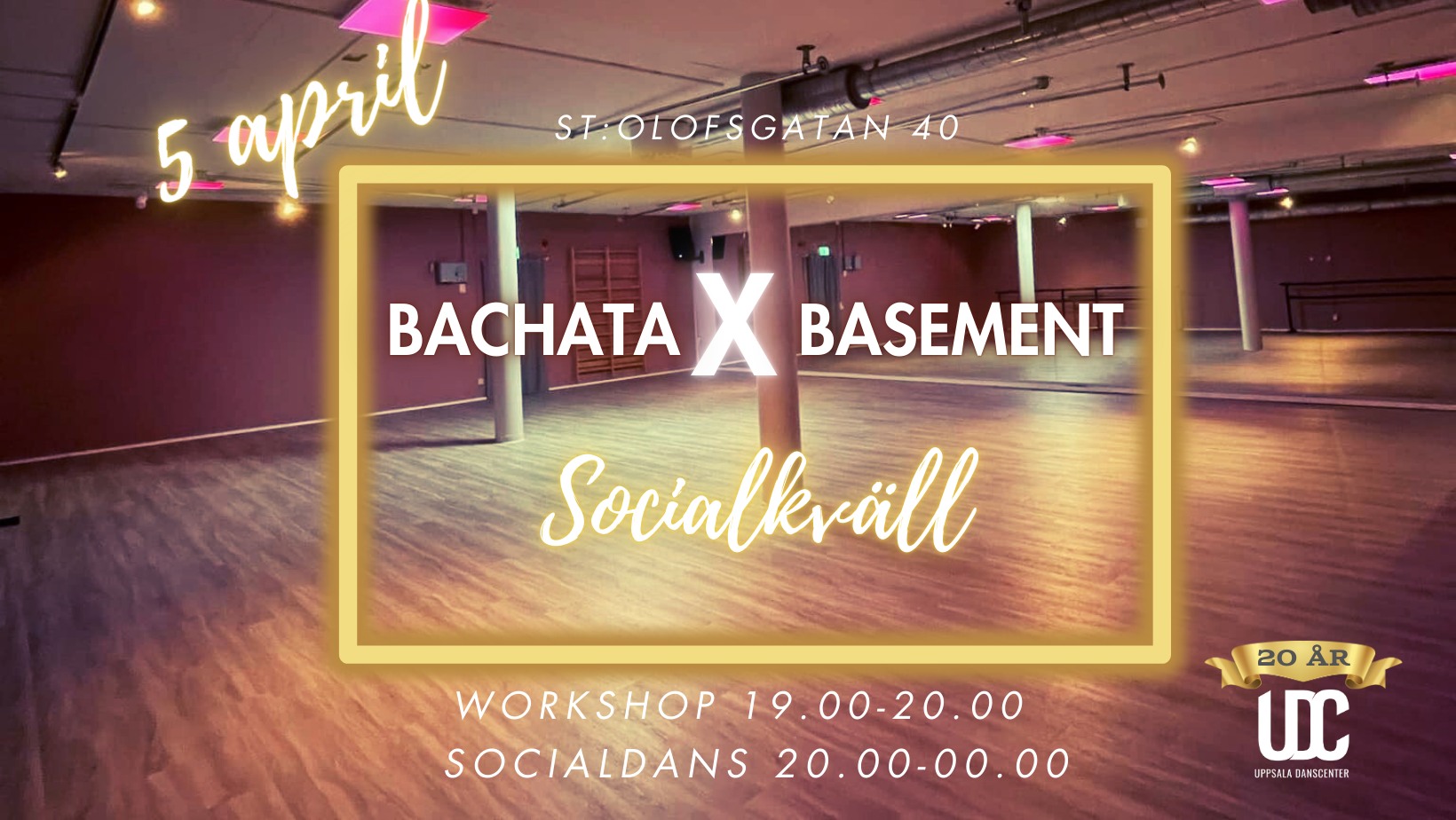 Bachata x The Basement - Lördag 5 april