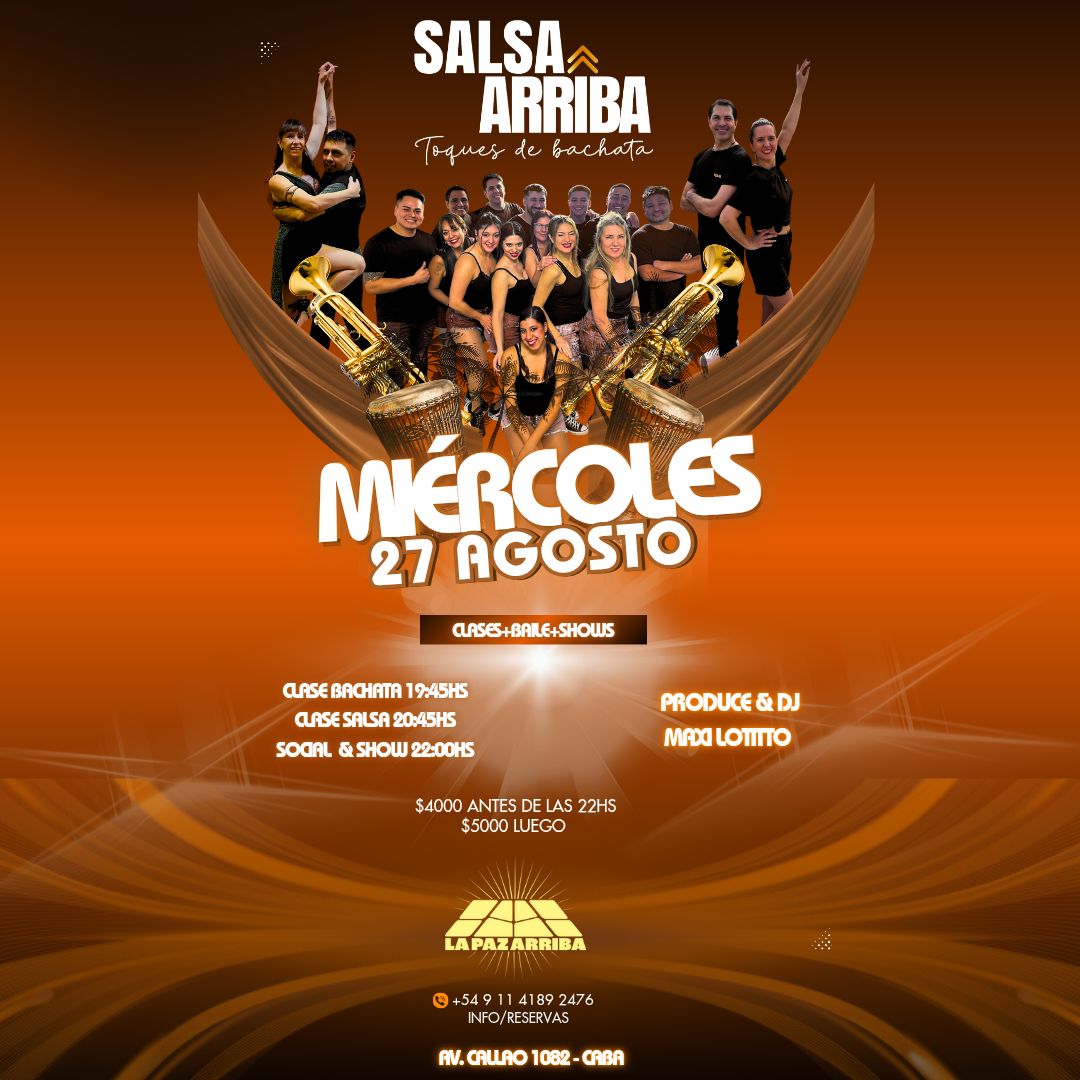 SALSA ARRIBA + Performance!!!