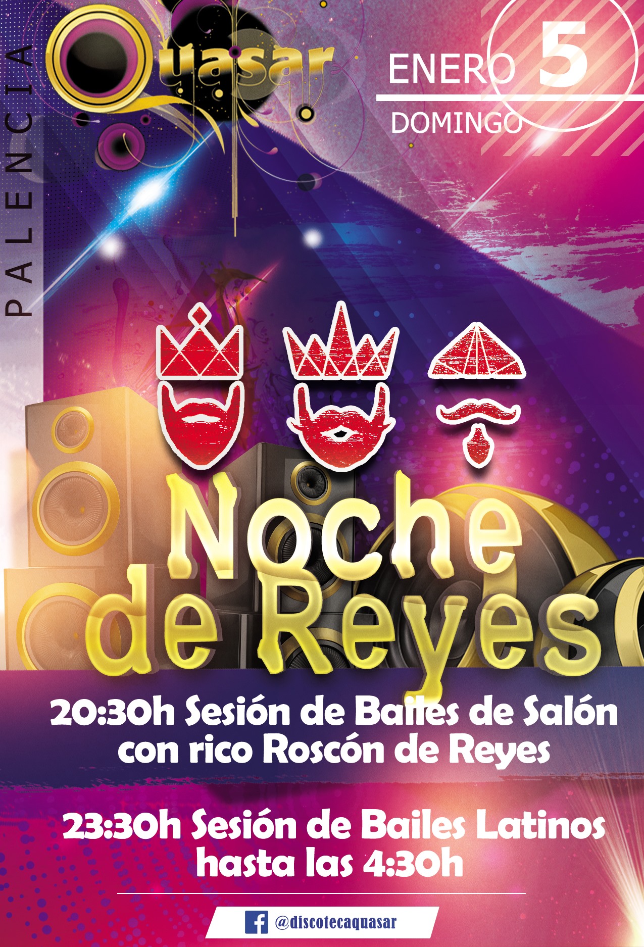 Sesiones de baile (TARDE Y NOCHE) - Día de Reyes