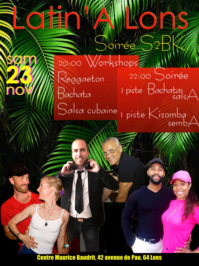 Latin' A Lons - Stages et soirée S²BK le 23.11.19