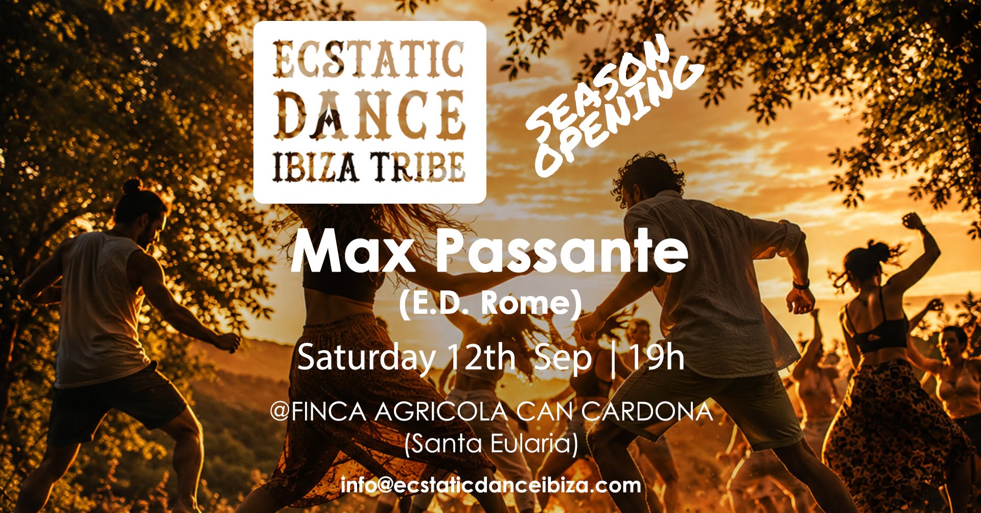 ECSTATIC DANCE IBIZA DJ MAX PASSANTE